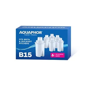 Aquaphor Filter Cartridge Wilko compatible B15 6 pack - Picture 1 of 15