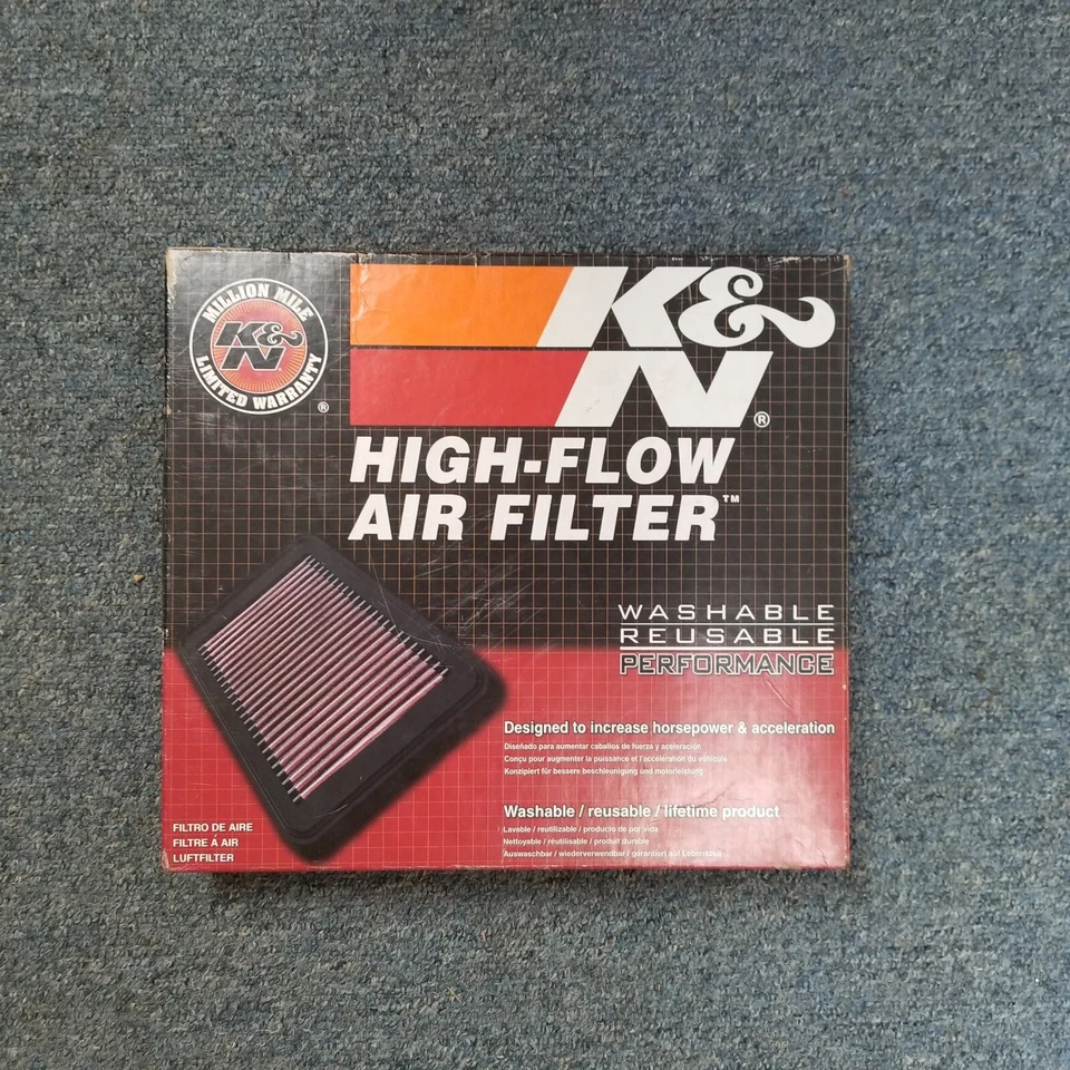 Filtro de aire de alto flujo lavable reutilizable K&N 33-2206 para Chrysler y Dodge Foto 1 de 4