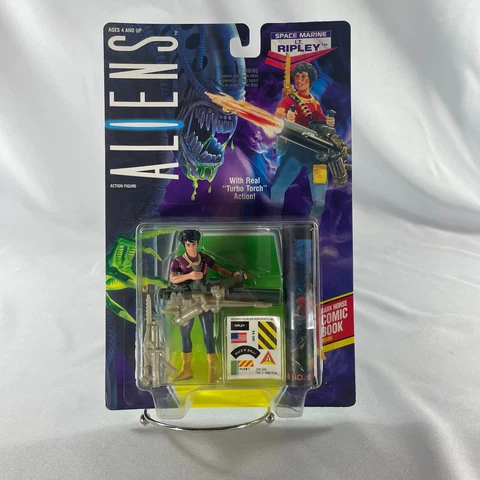 New/Sealed Lt. Ripley Aliens Kenner 1992 Figure w/ Turbo Torch Action ellen Cover