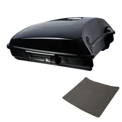 Baúl de afeitar negro para Harley Touring Touring CVO Street Road Glide 2009-13 Foto 1 de 4