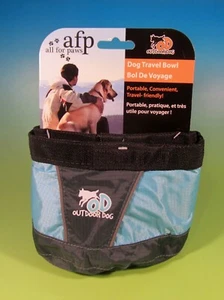 AFP All For Paws Outdoor Dog Travel Bowl Portable Anti-leak Seamless Liner NEW - Picture 1 of 7