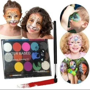 Professional Face Painting Kit for Kids Adults Face Body Paint Set Kit Party UK - Picture 1 of 10