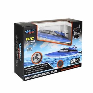 Velocity Toys Great White Shark Battery Operated RC High Speed Boat 24 KM/h - Picture 1 of 2