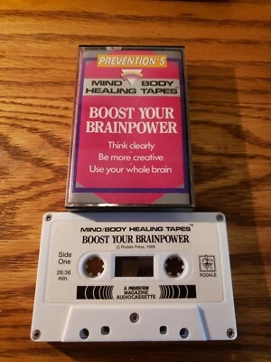 PREVENTION’S MIND BODY HEALING  TAPE BOOST YOUR BRAINPOWER CASSETTE TAPE  - Image 1 of 2