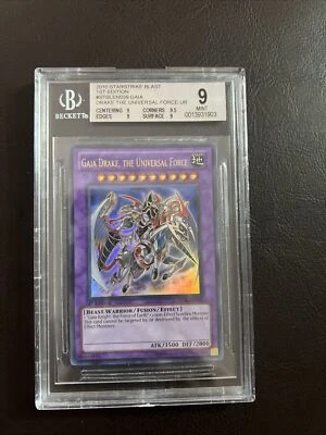 Yu-Gi-Oh 2010 Gaia Drake, The Universal Force STBL-EN039 1st Edition BGS 9 - Image 1 of 4