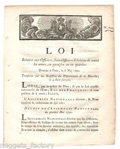 Loi Royale - Meurthe- 1791 - Louis XVI ( 128 ) - Picture 1 of 2