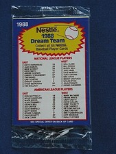 1988 Nestle Baseball sealed pack Tony Gwynn San Diego Padres showing #40 of 44