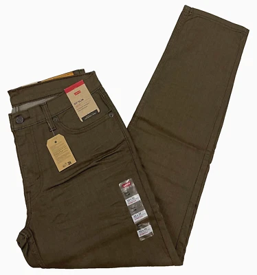 Pantalones de mezclilla elásticos ajustados Levis 511 para hombre 33X32 caqui oliva (marrón) Foto 1 de 4