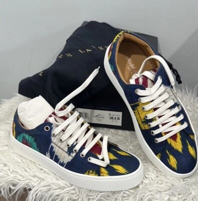 Ralph Lauren Men’s Multicolor Snickers  Unisex  Size 7.5 Women 6 Men USA Size. - Image 1 of 4