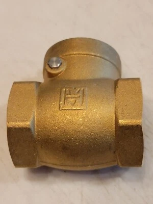 Hammond Valve 967 1 1/2 1-1/2" Fnpt Brass Swing Check Valve - Image 1 of 4