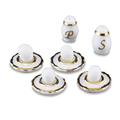 Reutter Porzellan Frühstückseier / Morning Hard Boiled Egg Set 1:12 Art 1.327/5 - Bild 1 von 4