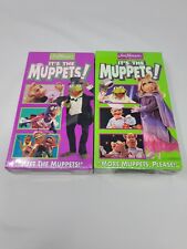 Its the Muppets Lot Of 2 More Muppets, Please - Meet The Muppets VHS 1993