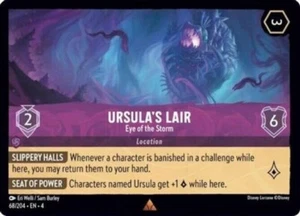 Ursula's Lair - Eye of the Storm - 68/204 Rare Ursula's Return Lorcana Eng - Picture 1 of 1