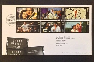GB 2014 Great British Film Set on Typed Address First Day Cover, Tallents House - Picture 1 of 1