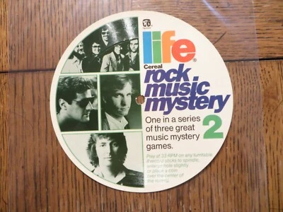 Life Cereal Rock Music Mystery 2 - 1986 - Quaker Oats Company Flexi Disc VG - Image 1 of 2