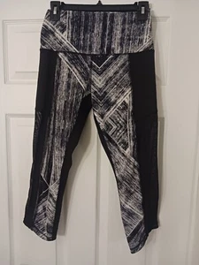 Lululemon Leggings Gr. 6 Hot To Street schwarz Netzleggings ca. 20" Schrittlänge - Bild 1 von 6