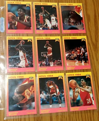 Dominique Wilkins Atlanta Hawks 1994 Star Company Nova Set (500 Made)  COA Pages - Image 1 of 3