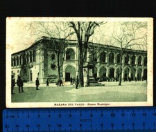 MAZARA DEL VALLO (TP) - BELLISSIMA VEDUTA DI PIAZZA MUNICIPIO - ANIMATA - 24256