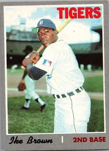 1970 Topps Baseball Card  #152 Ike Brown VG - Picture 1 of 2