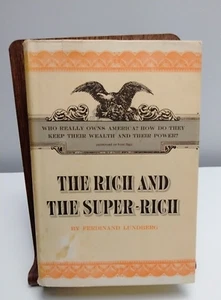 The Rich and The Super Rich Hardcover Book Ferdinand Lundberg - Bild 1 von 7