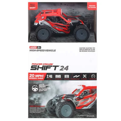 Power Craze, Shift 24 Mini RC, High Speed 20+ MPH Buggy Hobby (Choose Color) - Image 1 of 4