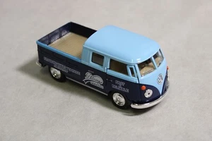 Volkswagen 1963 Bus Double Cab Pickup Kinsmart Pullback Delivery Service 1/34 - Picture 1 of 9