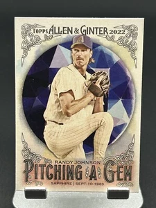 2022 Allen and Ginter Pitching A Gem #PAG-24 Randy Johnson - Picture 1 of 2