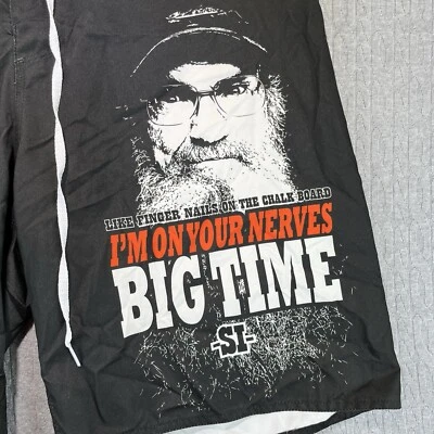 Duck Dynasty A&E Tv Series Drawstring Board Shorts Beach Summer Swim Trunks (36) - Image 1 of 4