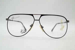 Vintage Gormanns 613-5612 Black Silver Oval Glasses Frame NOS - Picture 1 of 6