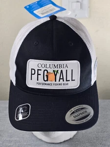 Columbia PFG Trucker Patch Snap Back Mesh Unisex - Picture 1 of 10