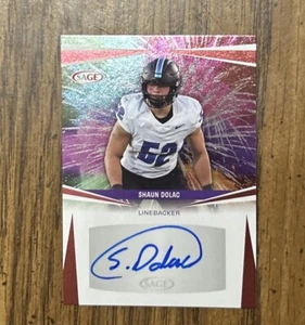 2025 Sage High Series Auto Autograph Shaun Dolac Los Angeles Rams Rookie - Picture 1 of 2