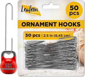 50 Pack Christmas Ornament Hooks – Great Ornament Hangers for Christmas Tree De - Picture 1 of 12