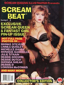 SCREAM QUEEN ILLUSTRATED'S Scream Beat #2 1996 AUTOGRAPHED BRINKE STEVENS - Imagen 1 de 10