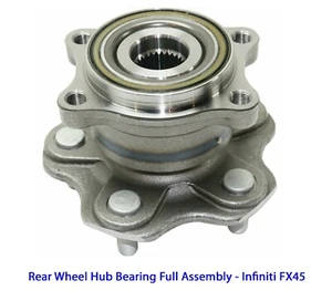 Conjunto completo de cojinete de buje de rueda trasera DTA se adapta a todos Infiniti FX45 Rueda trasera - Imagen 1 de 5