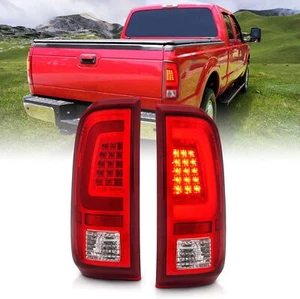 Juego de pares de luces traseras LED rojas para Ford F-250/350/450/550 SuperDuty 2008-2016 - Imagen 1 de 7