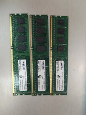 12 GB DDR3 1600 Udimm 1Rx8 Crucial - Image 1 of 3