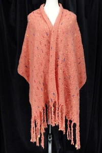 Puder UK Damen mehrfarbig 100 % Polyester Schal Fransenborte Pashmina Einheitsgröße - Bild 1 von 14