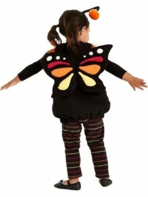 NUEVO CON ETIQUETAS Antiguo Disfraz de Mariposa Monarca Azul Marino 3 piezas Halloween 0-6 meses NUEVO Foto 1 de 4