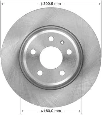 Rotor de freno de disco para Audi A4, A4 Quattro A5 Quattro Q5 Bendix 2008-2014 Foto 1 de 3