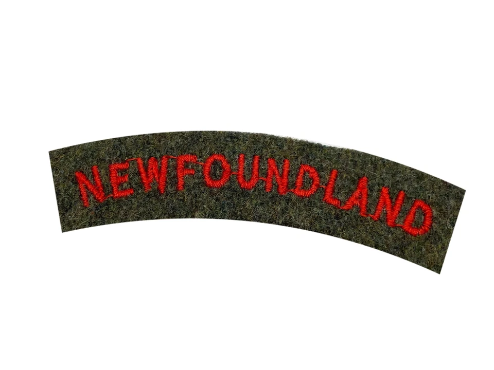 Repro Newfoundland Flash, 166th Field Regiment, Royal Artillery, Made in England - Image 1 of 1