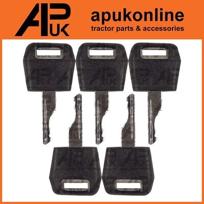 5 llaves de arranque del motor de encendido para estuche tractor IH MX100 MX110 MX120 MX135 MX150 Foto 1 de 4