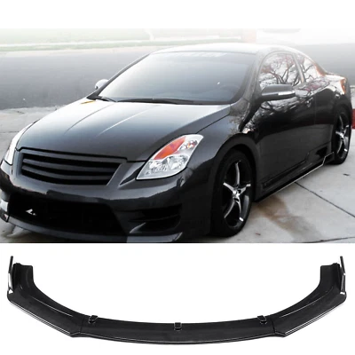 FOR NISSAN ALTIMA 2007-2015 Front Bumper Lip Splitter Spoiler Carbon Style Foto 1 de 4