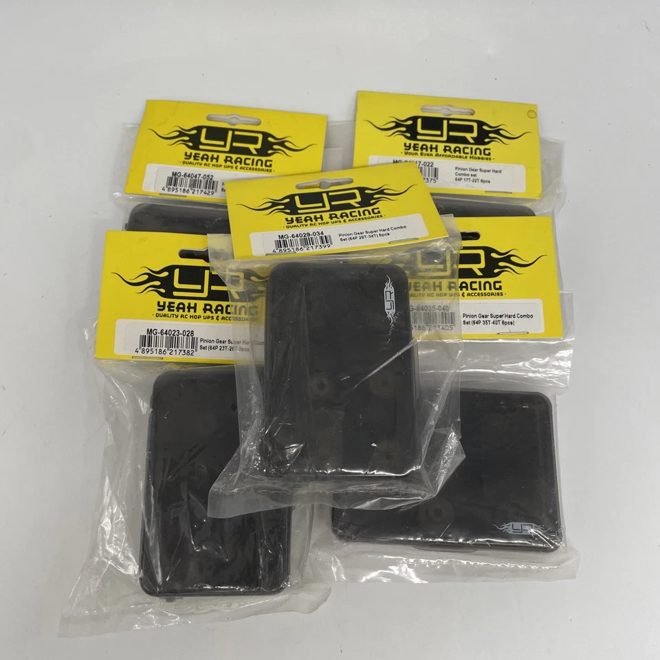 Yeah Racing MG-64029-034 Pinion Gear Combo Set LOT Of 5 Sets 64P 29T-34T - Image 1 of 4