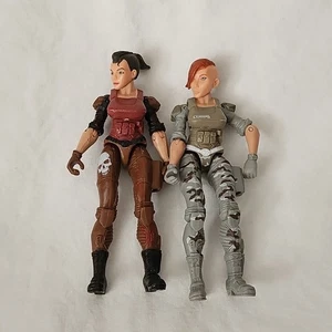 Lanard The Corps Elite Snake Bite Natasha Raven & Puma 4" Action Figure lot - Picture 1 of 14