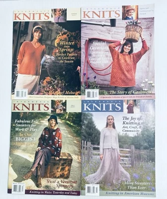 Interweave Knits Magazine 2001 Complete Year Fashion Home Accessories Collection - Image 1 of 4