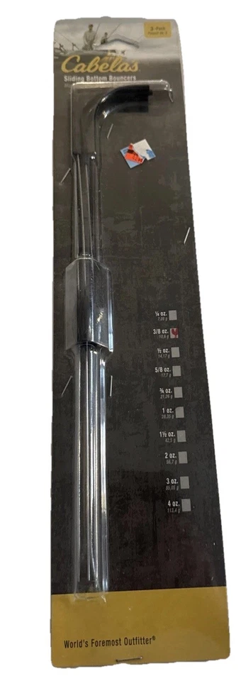 Paquete de 3 gorilas inferiores deslizantes Cabelas de 3/8 oz Foto 1 de 4