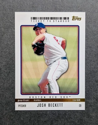 Josh Beckett #39/50 - 2009 Topps Ticket to Stardom Gold Parallel - Image 1 of 2
