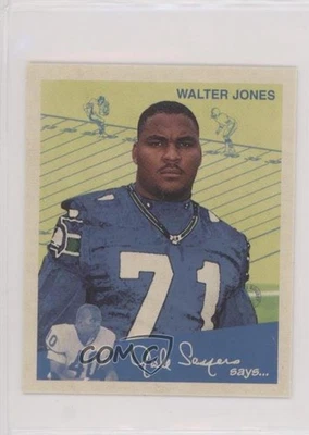 1997 Fleer Goudey II Walter Jones #71 Rookie RC HOF - Image 1 of 2