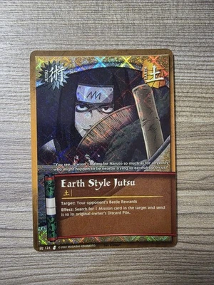 Naruto CCG 2006 Earth Style Jutsu #124 Diamond Foil 1st Edition NM - Image 1 of 2