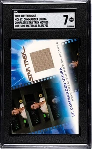 SGC 7 🔥 2007 Rittenhouse Star Trek Películas Disfraz Reliquia #MC6 Uhura/1701 TOS - Imagen 1 de 2